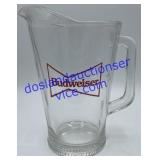 Budweiser Glass Pitcher