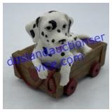 Westland Dalmatian in Wagon Figurine