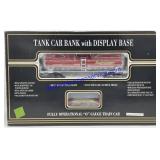 Tank Car Bank w/ Display Base