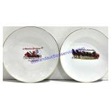 Pair of Budweiser Plates