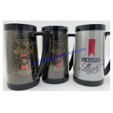 6 Assorted Michelob Cups