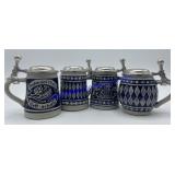 "Mini Stein Set " Anheuser Busch
