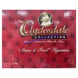 "Mare Sand Foal" Clydesdale Collection Figurine