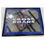 Cross Roads Anheuser Busch Mirror 26"Wide x20"Tall