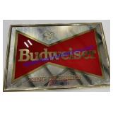 Budweiser King Of Beer Mirror 25"Wide x 17"Tall