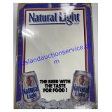 Natural Light Beer Dry Erase Board 18"Wide x 26"Ta