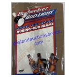 Budweiser Bowling Sign 25"Tall x 17"Wide