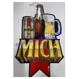 Michelob Beer / Mug Tin Sign 36"Tall x 22"Wide
