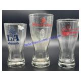 Lot of (3) Anheuser Busch Related Glasses