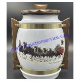 Budweiser Siesta Ware Clydesdales Glass Cookie