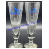 Pair of Busch Beer Glasses