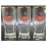 Lot of (3) Carlsberg Beer Glasses