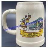 Budweiser West Texas Centennial Beer Stein