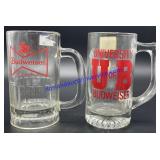 Pair of Budweiser Beer Mugs