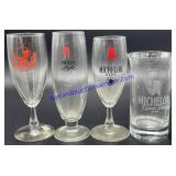 Lot of (4) Michelob Glasses