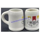Pair of Mini Michelob Beer Steins
