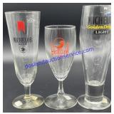 Lot of (3) Michelob Glasses