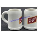 Pair of Mini Schlitz Beer Steins