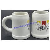Pair of Mini Michelob Beer Steins