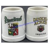 Dinkel Acker & Pilsner Urquell Mini Beer Steins