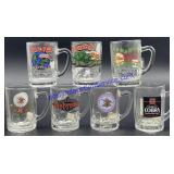 Lot of (7) Anheuser Busch Mini Beer Mugs