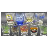 Lot of (9) Misc. Shot Glasses