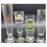 Lot of (4) Anheuser Busch Related Beer Glasses