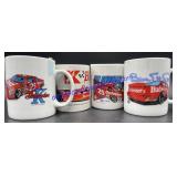 Lot of (7) Bud Racing Coffee Mugs