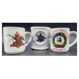 Lot of (3) Anheuser Busch Coffee Mugs