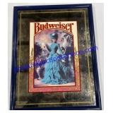 Budweiser Victorian Lady Picture 16"Wide x