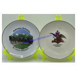Pair of Anheuser Busch Plates