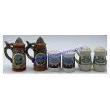 (3) Sets of Busch Gardens Salt & Pepper Shakers
