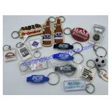 Variety of Anheuser Busch Key Chains
