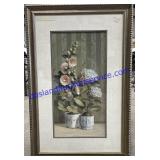 Floral Print 33"T x 21-1/2" W