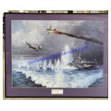 Ordeal In Vitiaz Strait , Jack Fellow Framed 30x24