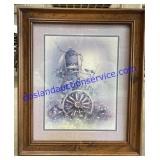 Outdoor Scenery Print 17-1/2"w x 20"T