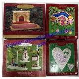 Lot Of 4 Assorted Christmas Ornaments