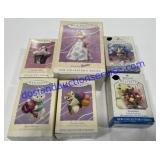 Lot Of 6 Assorted Christmas Ornaments Keepsake