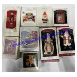 Lot Of 9 Assorted Christmas Ornaments Keepsake