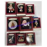 Lot Of 9 Assorted Christmas Ornaments