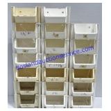 Lot of (20) Small Plastic Organizers