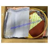 Box Full of Fabric Squares