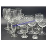 Flat of Misc. Glassware