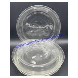 Lot of (5) Glass Pie Dishes