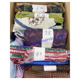 Box of Misc. Fabric Pieces