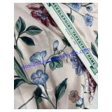 Needle Point Frame W/ Roll Of Floral Fabric