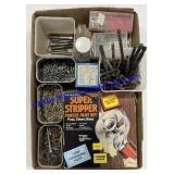 Flat of Misc. Hardware & Supplies