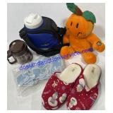 Thermos , Slippers , Stuffed Pumpkin Misc
