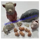 Flat of Misc. Pig Decor