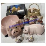Pig Phone & Misc Pig Decor